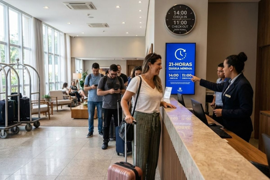 Brasil modifica procedimientos de check-in y check out en hoteles